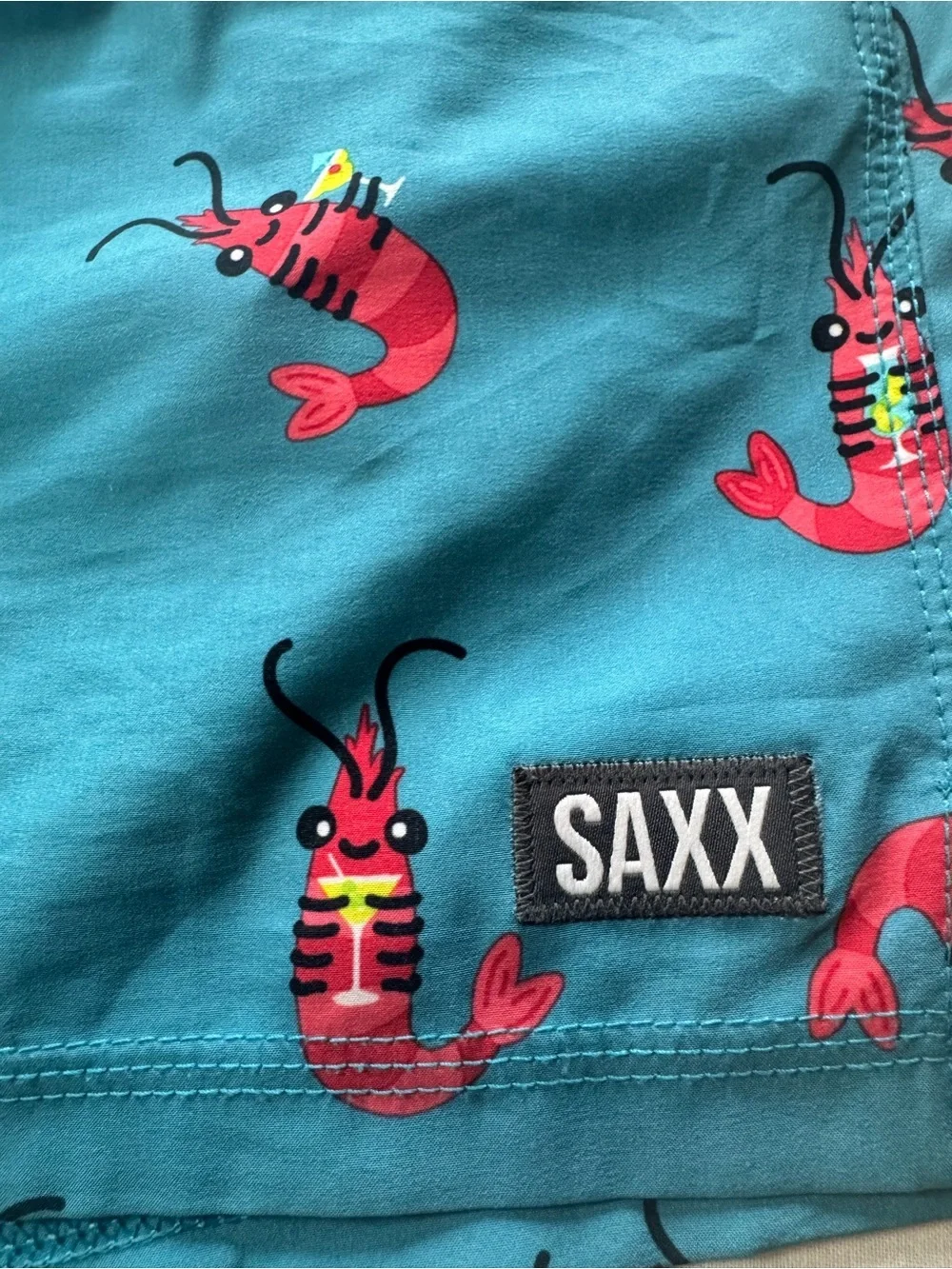 Saxx vibrant teal
